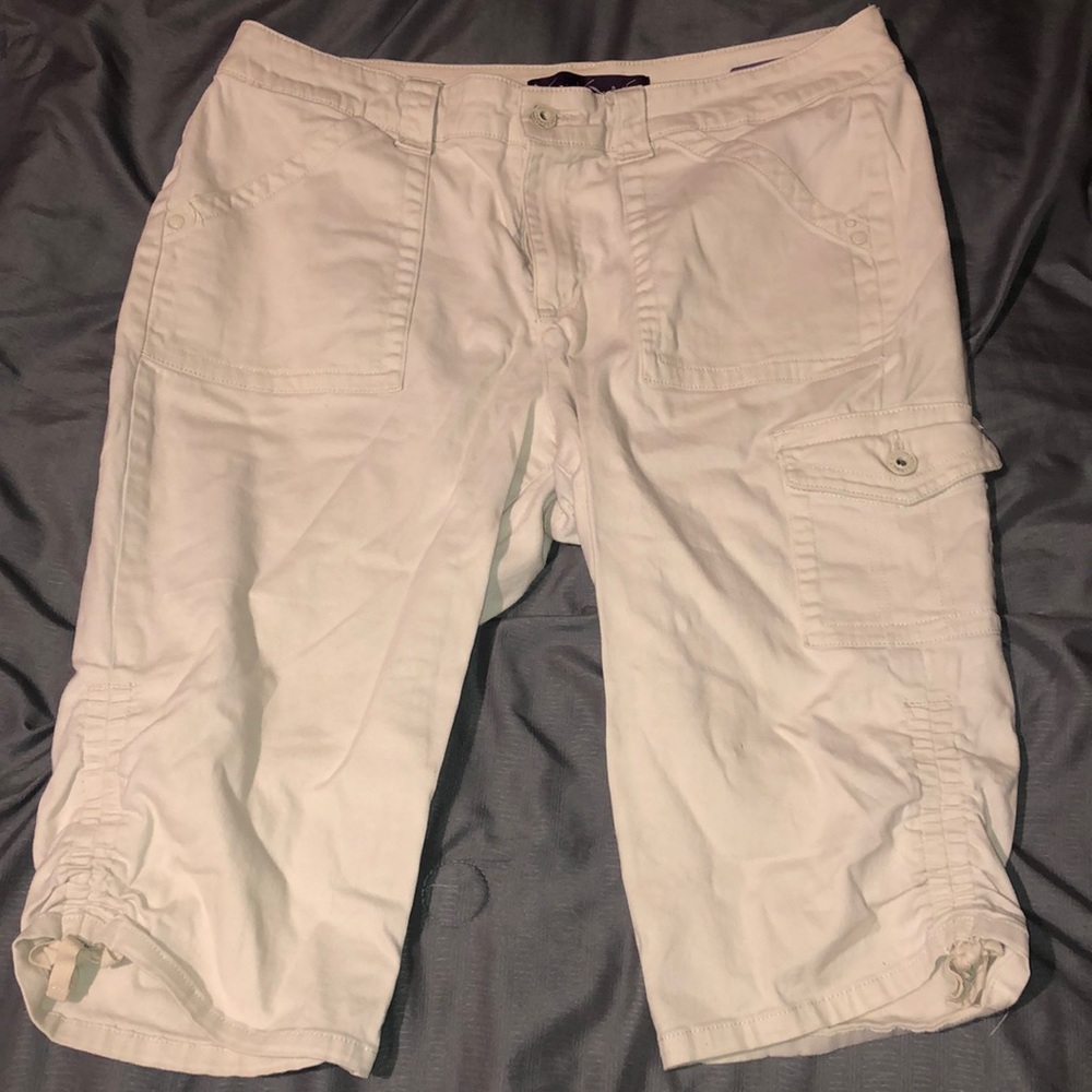 Cream colored shorts
